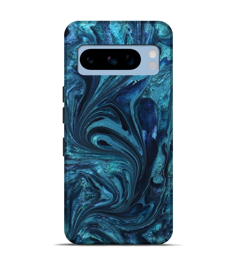 Pixel 8 Pro ResinArt Live Edge Phone Case - Maritza (Blue, 827879)