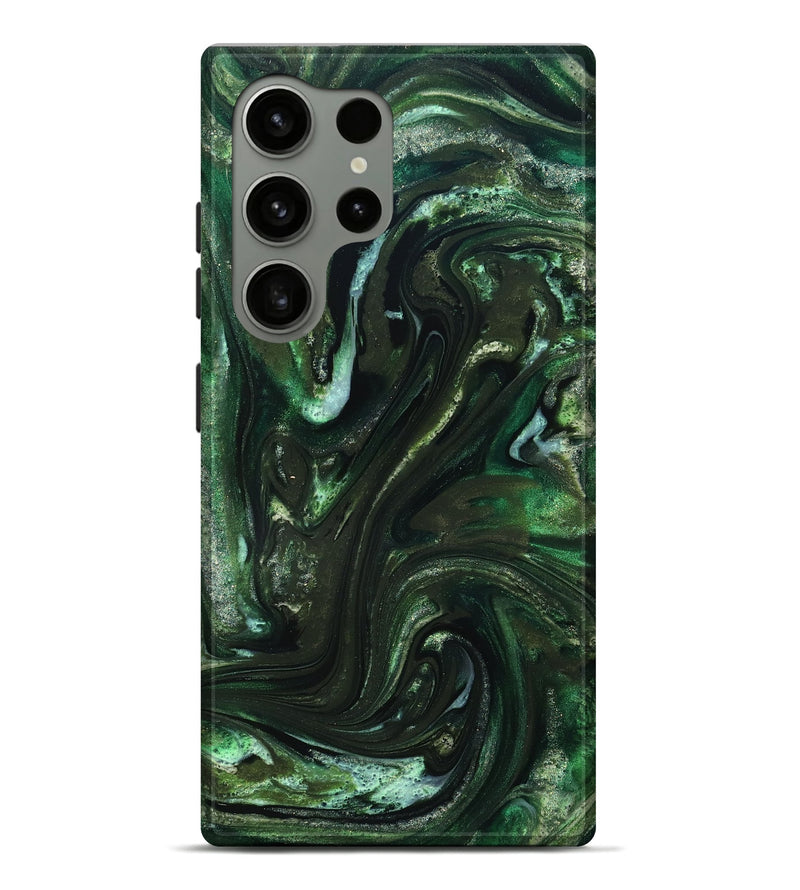 Galaxy S24 Ultra ResinArt Live Edge Phone Case - Darnell (Green, 827881)