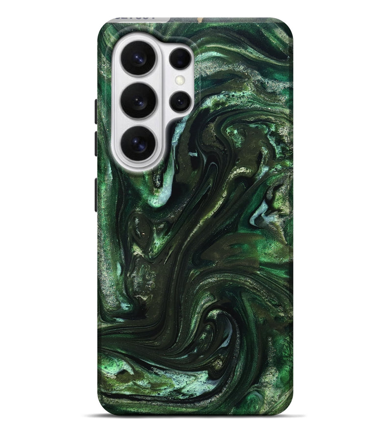 Galaxy S26 Ultra ResinArt Live Edge Phone Case - Darnell (Green, 827881)