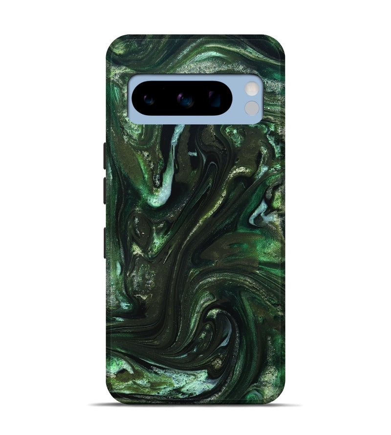 Pixel 8 Pro ResinArt Live Edge Phone Case - Darnell (Green, 827881)