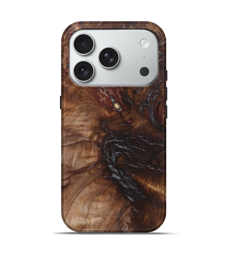 iPhone 18 Pro Wood Live Edge Phone Case - Zola (Solid Wood, 827891)