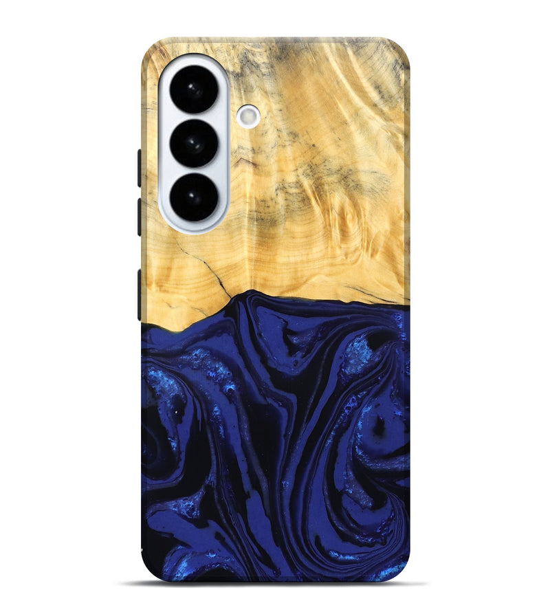 Galaxy S26 Plus Wood Live Edge Phone Case - Meta (Blue, 827899)