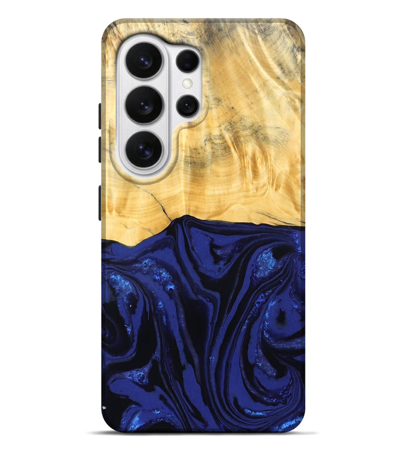 Galaxy S26 Ultra Wood Live Edge Phone Case - Meta (Blue, 827899)