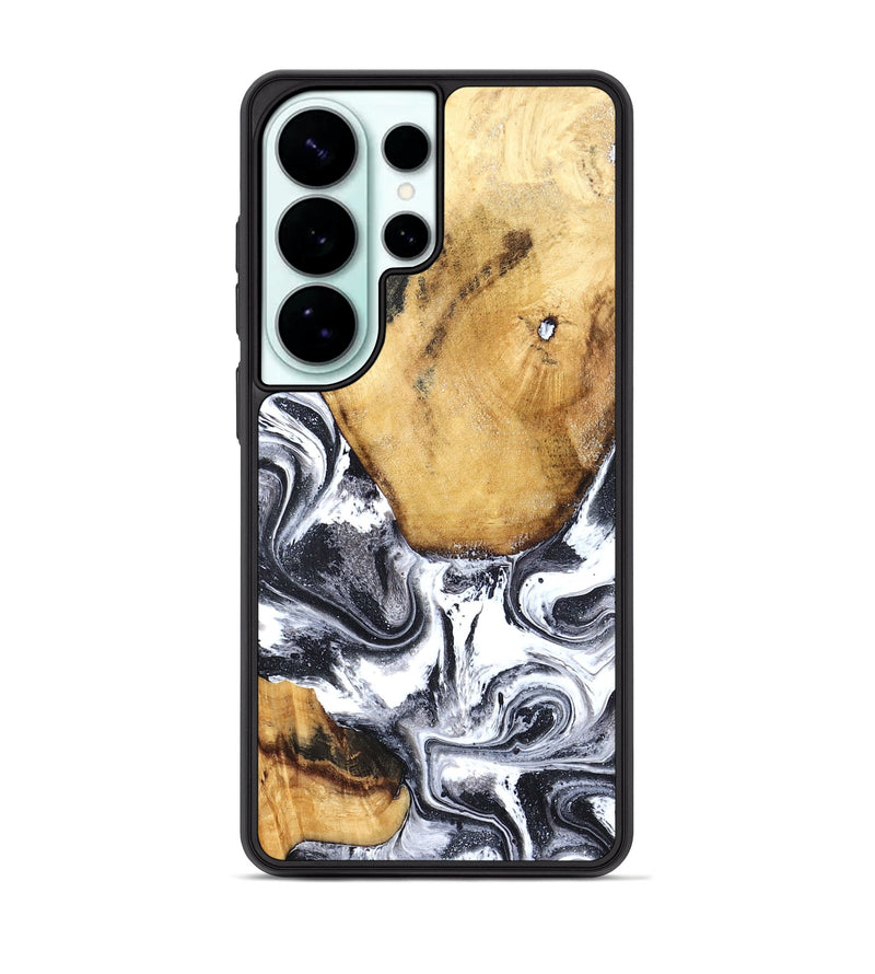Galaxy S26 Ultra Wood Phone Case - Raelynn (Black & White, 827908)
