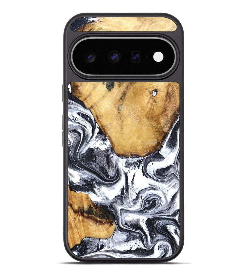 Pixel 11 Pro XL Wood Phone Case - Raelynn (Black & White, 827908)