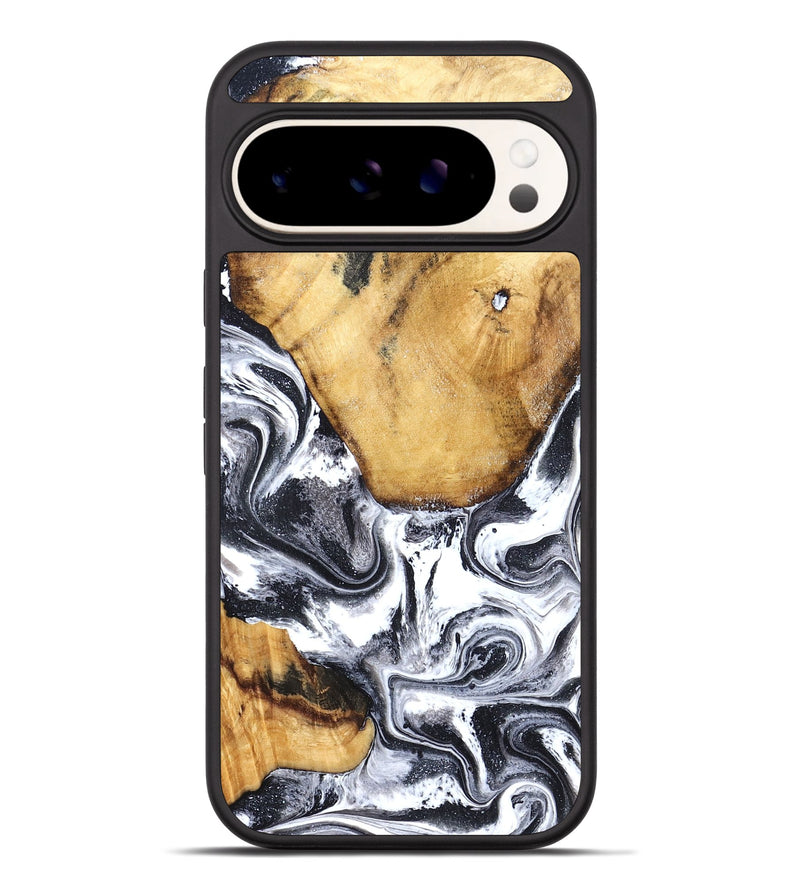 Pixel 9 Pro XL Wood Phone Case - Raelynn (Black & White, 827908)