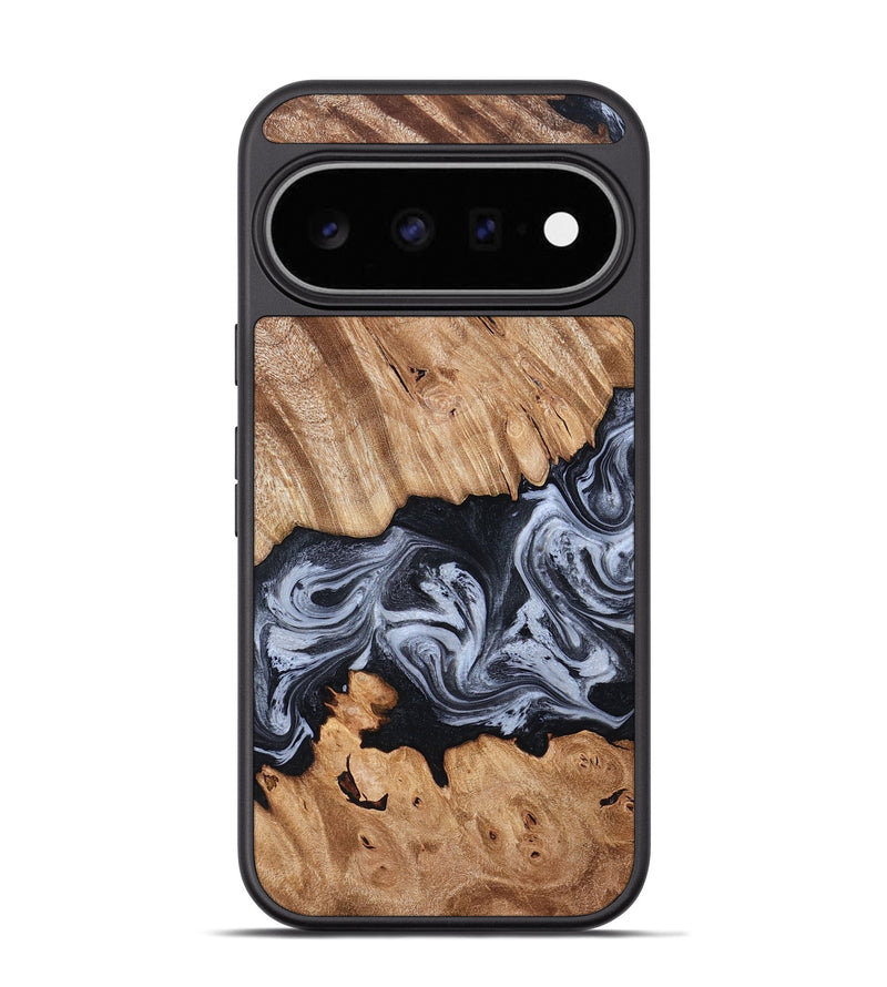 Pixel 11 Pro Wood Phone Case - Angelia (Black & White, 827909)