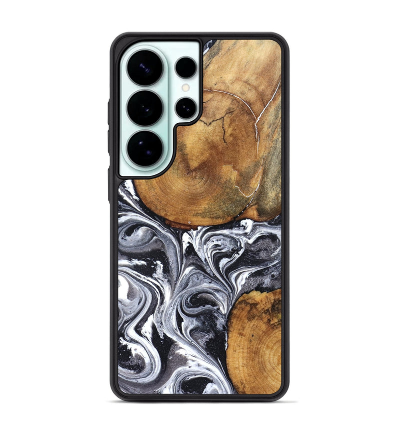 Galaxy S26 Ultra Wood Phone Case - Lea (Black & White, 827910)