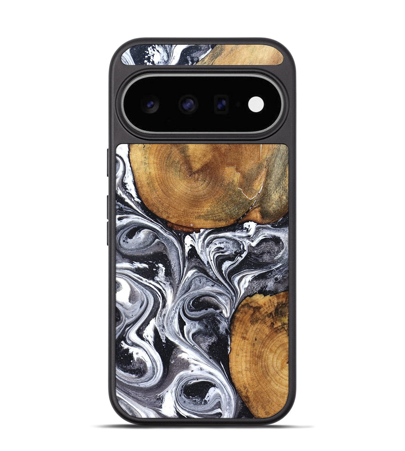 Pixel 11 Wood Phone Case - Lea (Black & White, 827910)