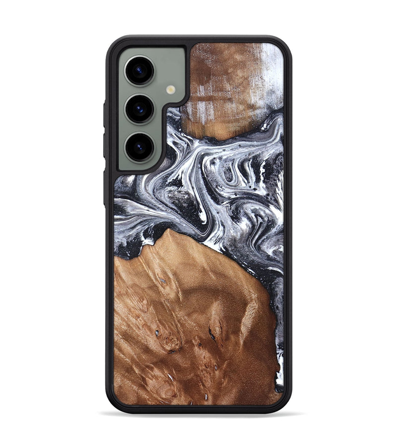 Galaxy S24 Plus Wood Phone Case - Ottis (Black & White, 827911)