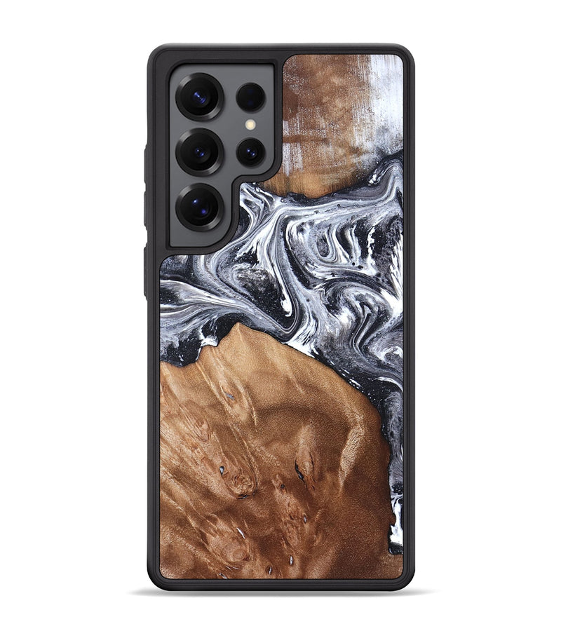 Galaxy S25 Ultra Wood Phone Case - Ottis (Black & White, 827911)