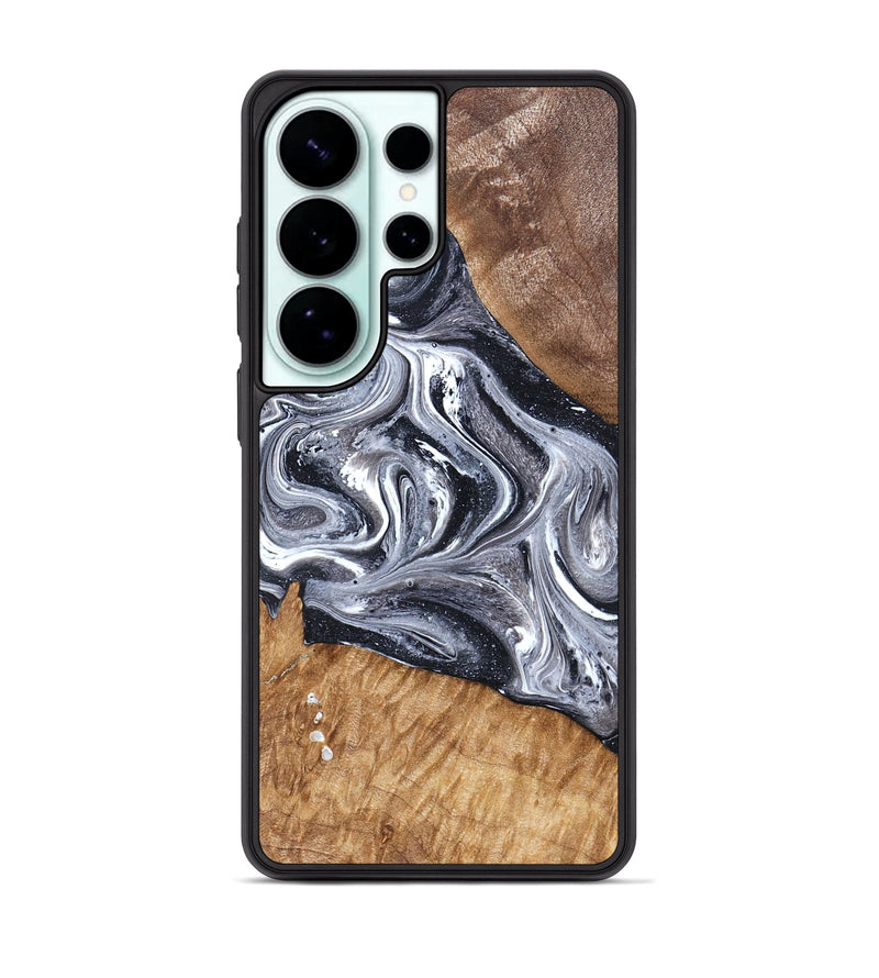 Galaxy S26 Ultra Wood Phone Case - Rhea (Black & White, 827912)