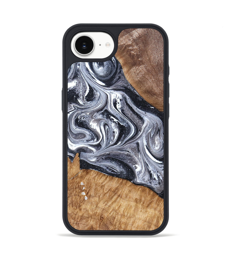 iPhone 17e Wood Phone Case - Rhea (Black & White, 827912)