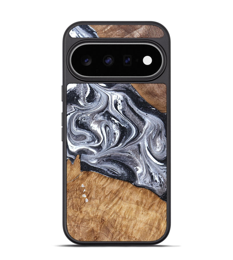 Pixel 11 Pro Wood Phone Case - Rhea (Black & White, 827912)