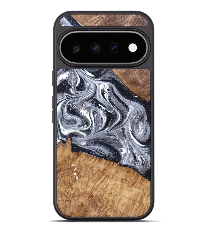 Pixel 11 Pro XL Wood Phone Case - Rhea (Black & White, 827912)