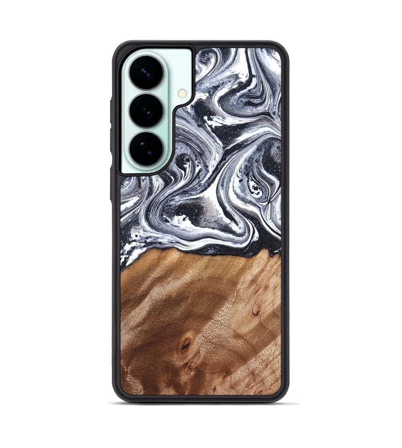 Galaxy S26 Plus Wood Phone Case - Britany (Black & White, 827913)