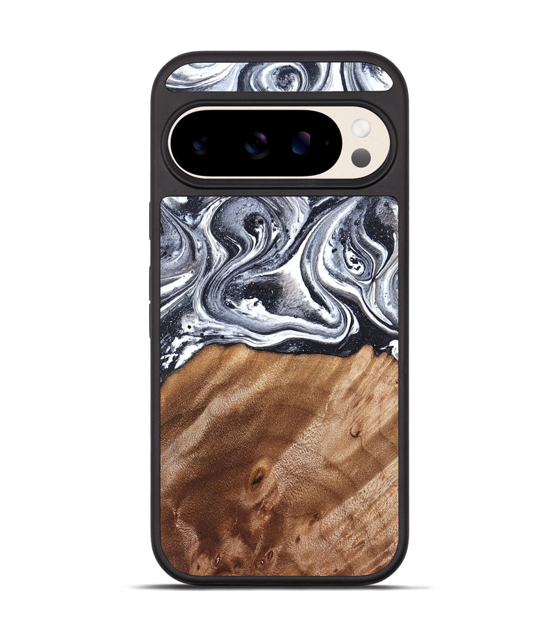 Pixel 10 Wood Phone Case - Britany (Black & White, 827913)
