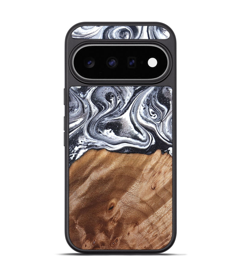 Pixel 11 Pro Wood Phone Case - Britany (Black & White, 827913)