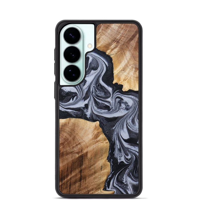 Galaxy S26 Plus Wood Phone Case - Shari (Black & White, 827915)
