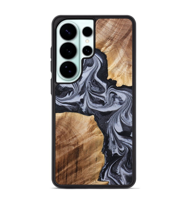 Galaxy S26 Ultra Wood Phone Case - Shari (Black & White, 827915)