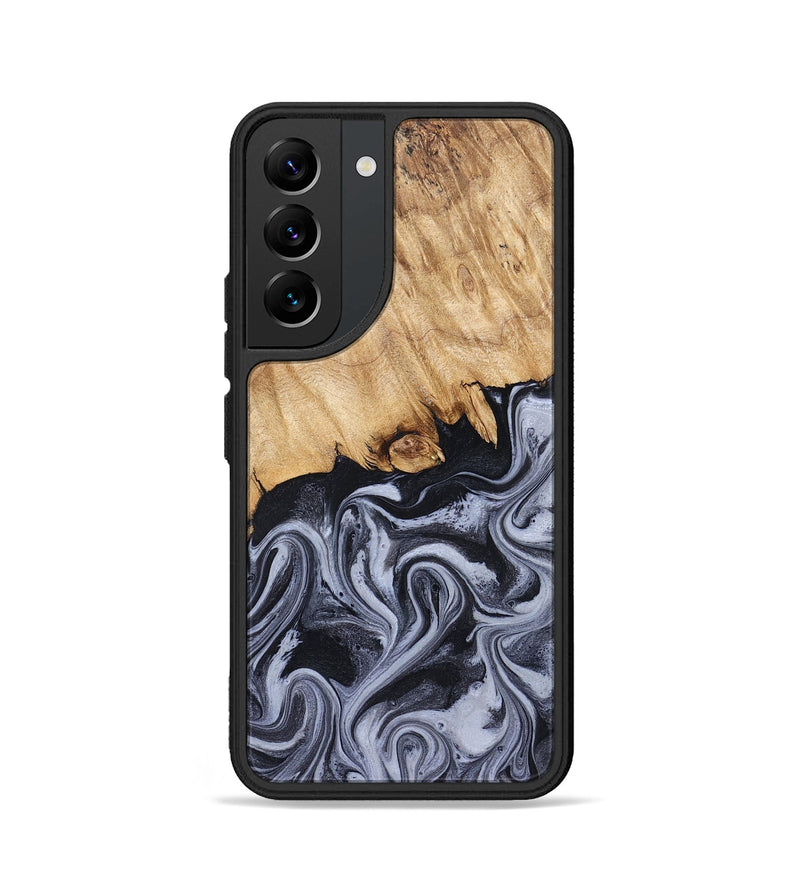 Galaxy S22 Wood Phone Case - Dashawn (Black & White, 827916)