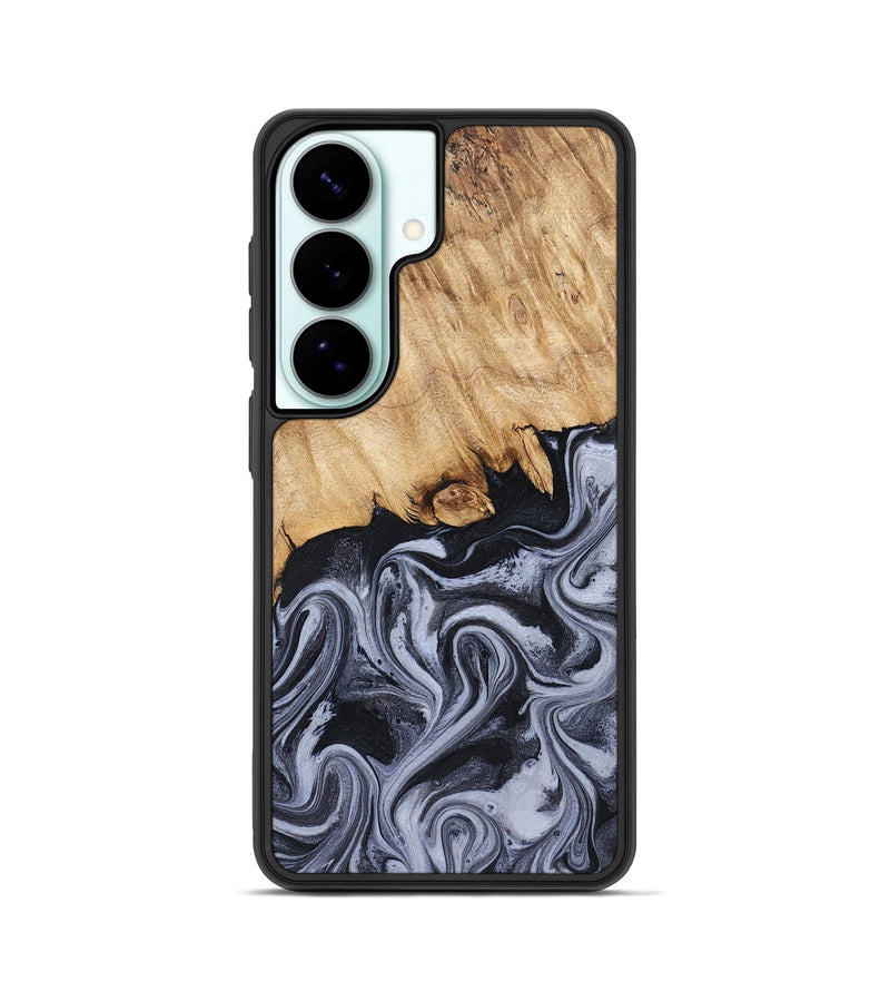 Galaxy S26 Wood Phone Case - Dashawn (Black & White, 827916)
