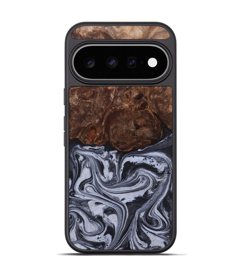 Pixel 11 Pro Wood Phone Case - Santino (Black & White, 827917)