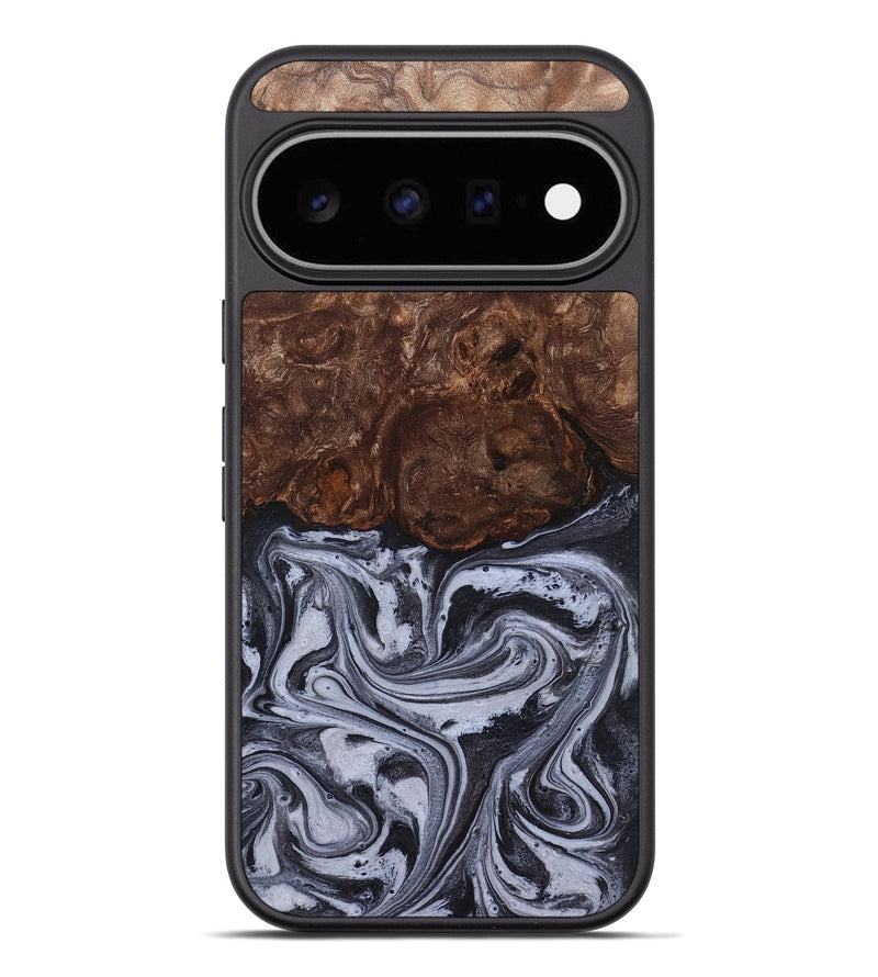 Pixel 11 Pro XL Wood Phone Case - Santino (Black & White, 827917)