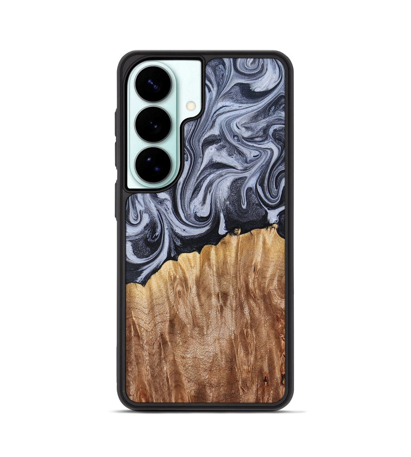 Galaxy S26 Wood Phone Case - Aniya (Black & White, 827918)