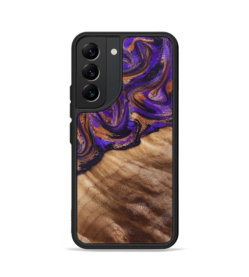 Galaxy S22 Wood Phone Case - Kairi (Purple, 827922)