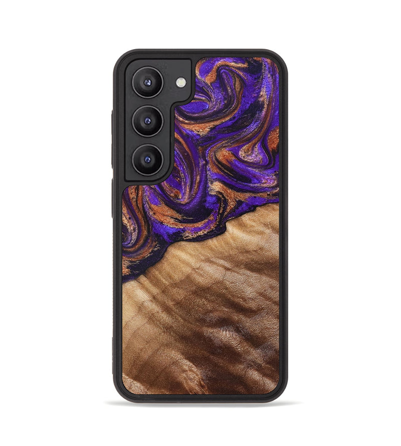 Galaxy S23 Wood Phone Case - Kairi (Purple, 827922)