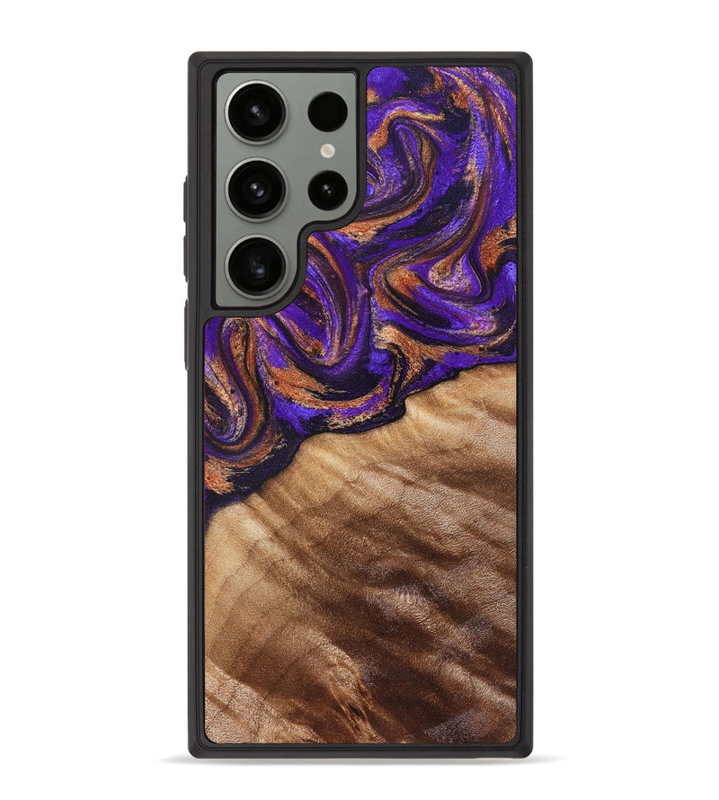 Galaxy S23 Ultra Wood Phone Case - Kairi (Purple, 827922)