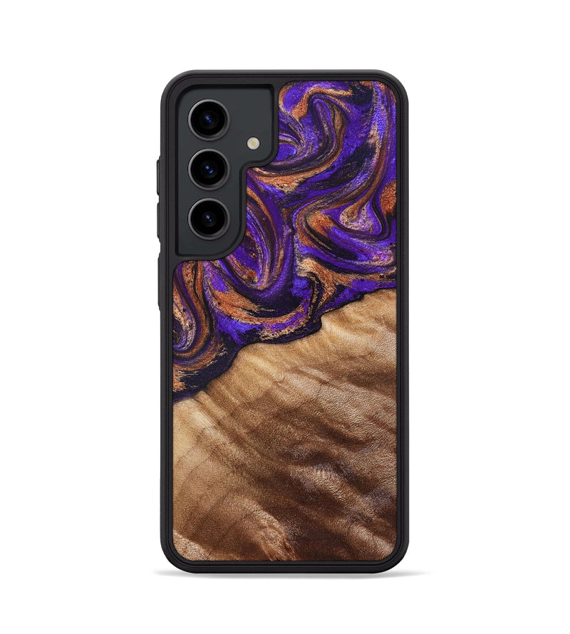 Galaxy S24 Wood Phone Case - Kairi (Purple, 827922)