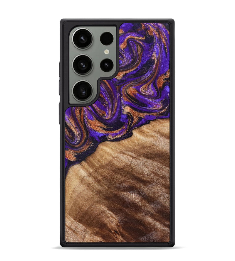 Galaxy S24 Ultra Wood Phone Case - Kairi (Purple, 827922)
