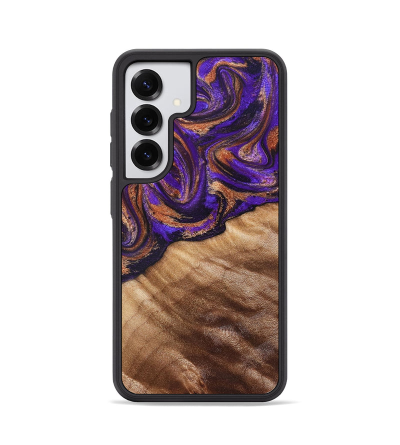 Galaxy S25 Wood Phone Case - Kairi (Purple, 827922)