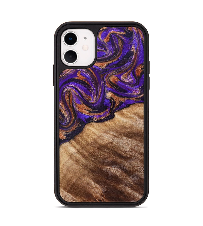 iPhone 11 Wood Phone Case - Kairi (Purple, 827922)