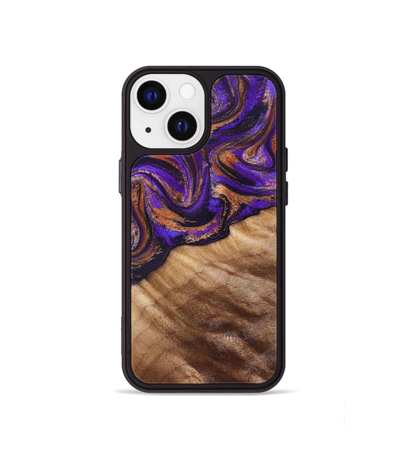 iPhone 13 mini Wood Phone Case - Kairi (Purple, 827922)
