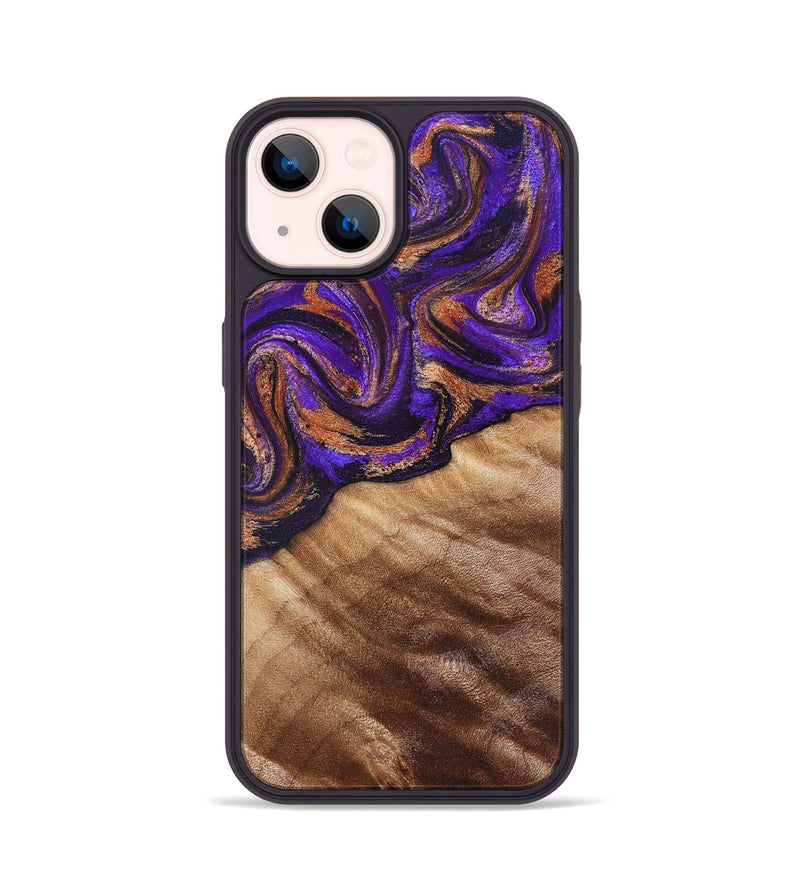 iPhone 14 Wood Phone Case - Kairi (Purple, 827922)