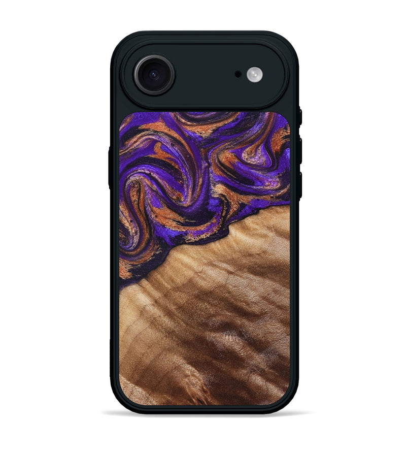 iPhone 17 Air Wood Phone Case - Kairi (Purple, 827922)