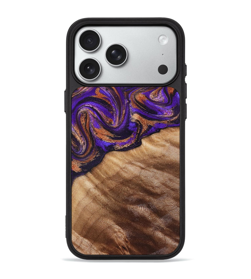 iPhone 18 Pro Max Wood Phone Case - Kairi (Purple, 827922)