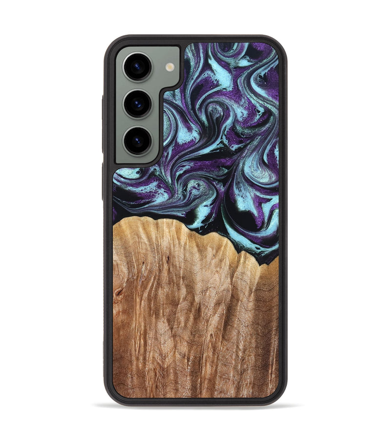 Galaxy S23 Plus Wood Phone Case - Beckham (Purple, 827924)