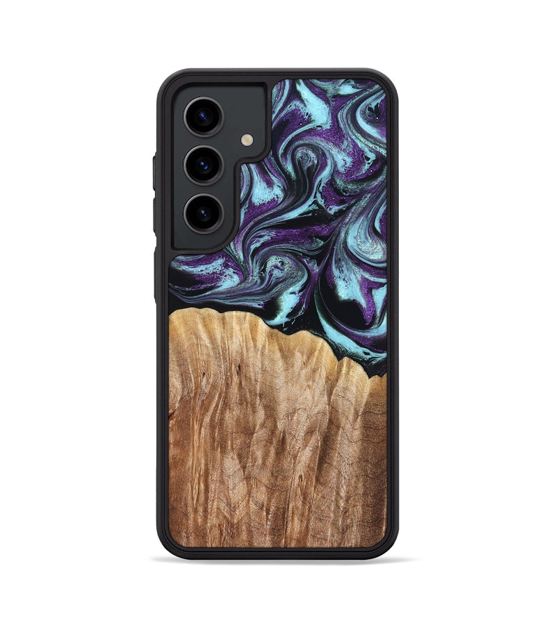Galaxy S24 Wood Phone Case - Beckham (Purple, 827924)
