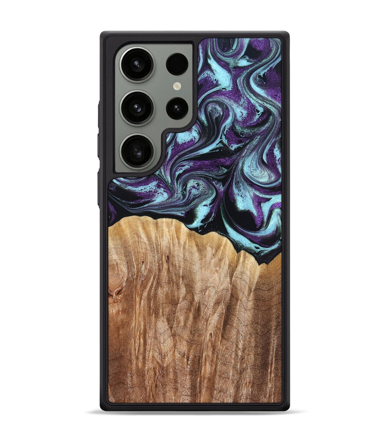 Galaxy S24 Ultra Wood Phone Case - Beckham (Purple, 827924)