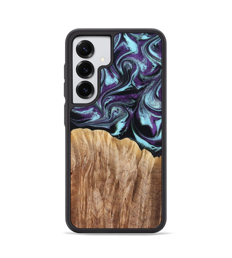 Galaxy S25 Wood Phone Case - Beckham (Purple, 827924)