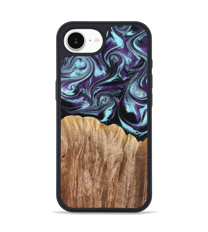 iPhone 16e Wood Phone Case - Beckham (Purple, 827924)
