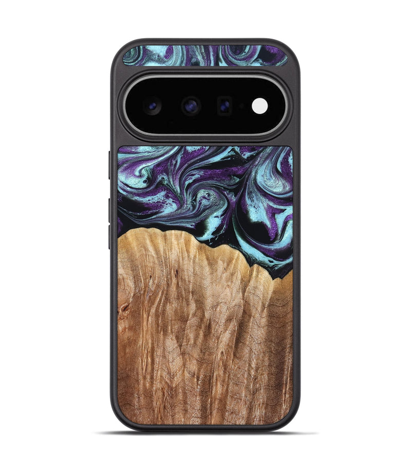 Pixel 11 Wood Phone Case - Beckham (Purple, 827924)
