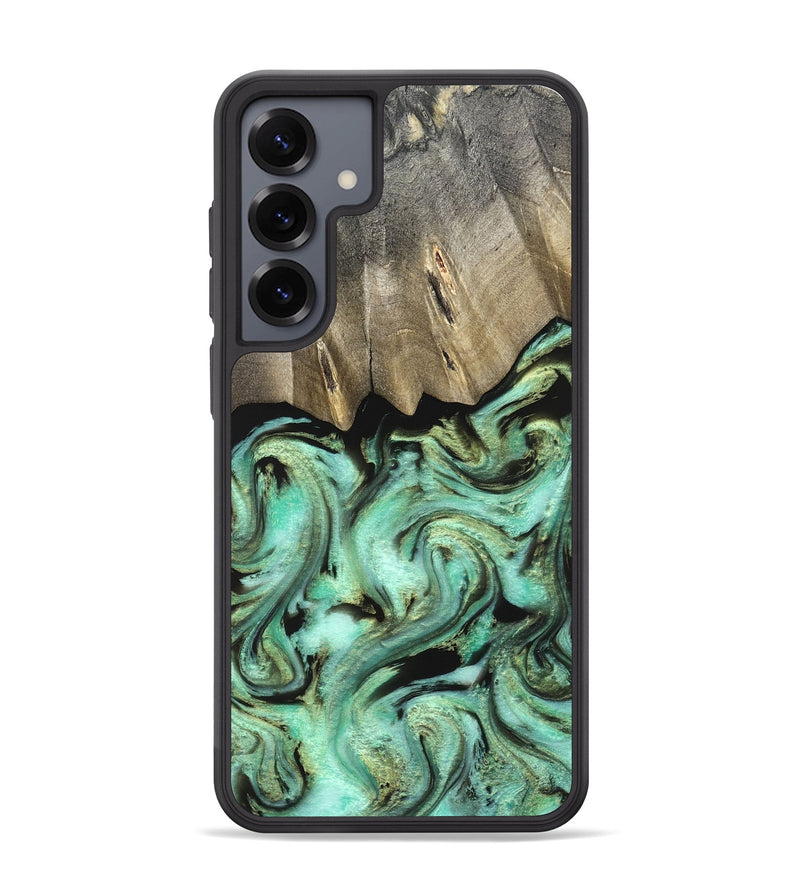 Galaxy S25 Plus Wood Phone Case - Anya (Green, 827939)