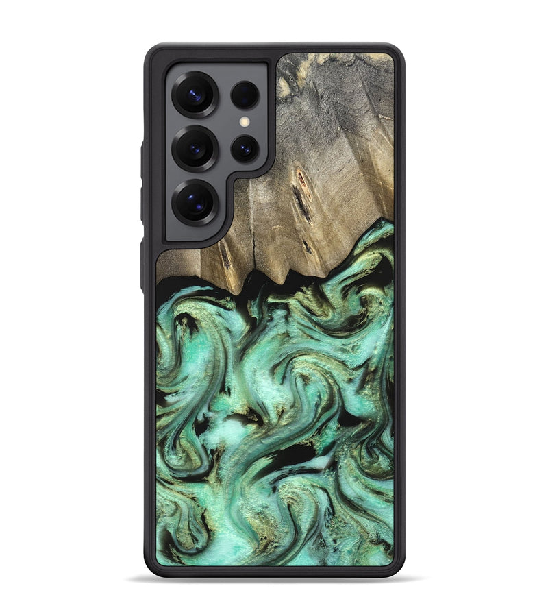 Galaxy S25 Ultra Wood Phone Case - Anya (Green, 827939)