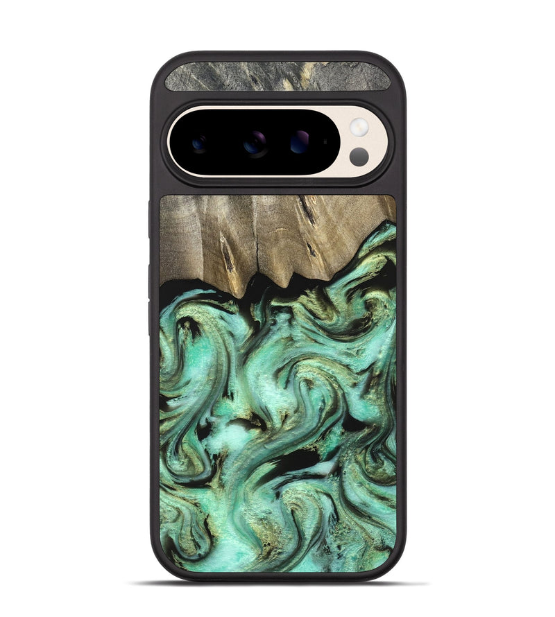 Pixel 10 Wood Phone Case - Anya (Green, 827939)