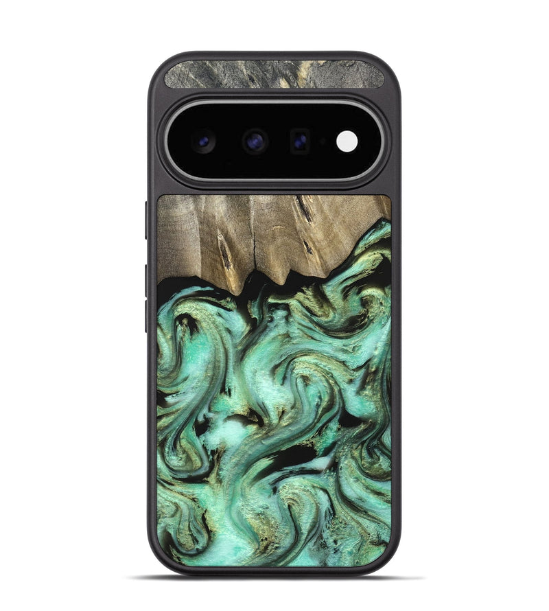 Pixel 11 Wood Phone Case - Anya (Green, 827939)